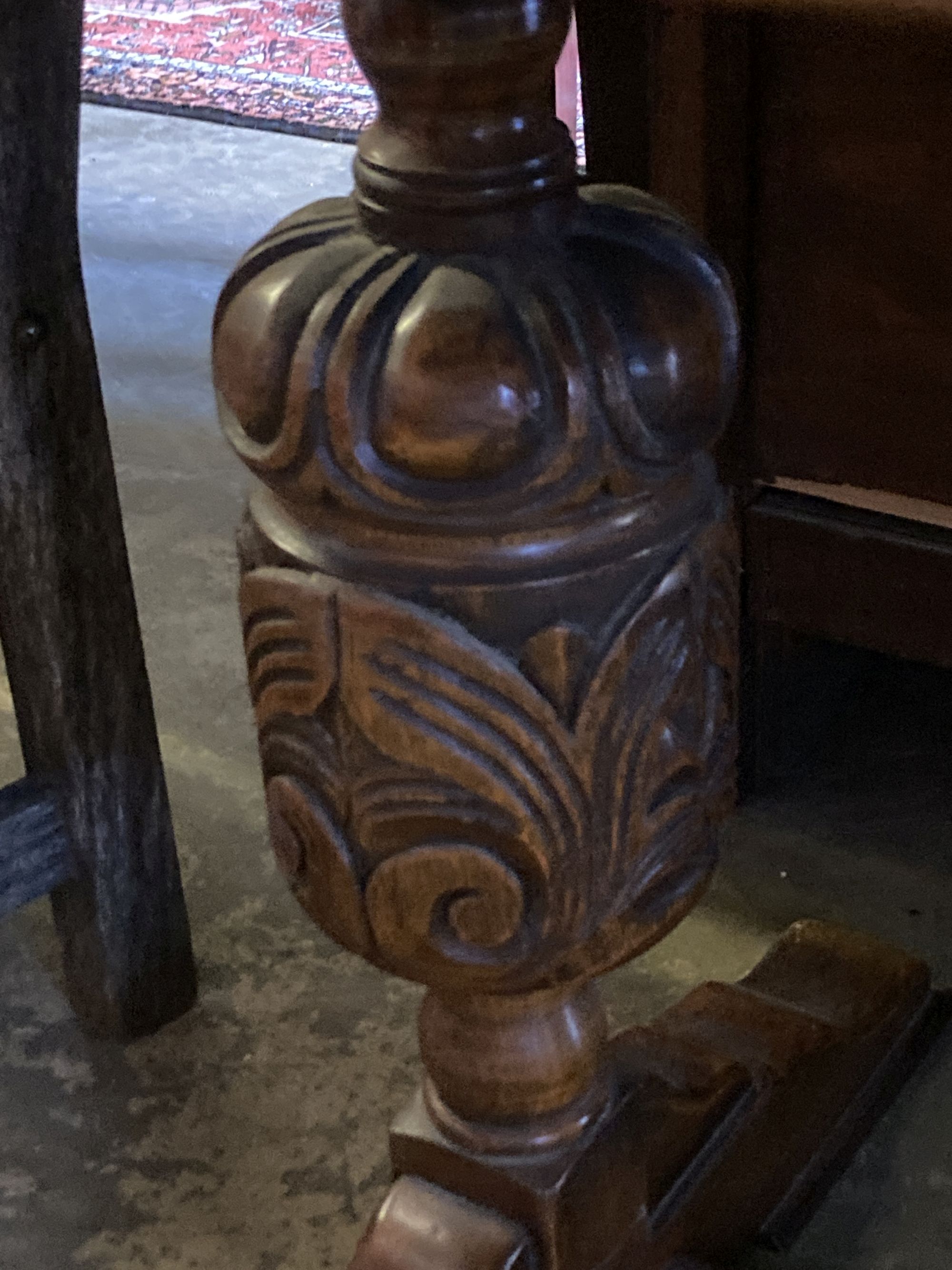 An 18th century style rectangular oak refectory dining table, width 152cm, depth 78cm, height 77cm